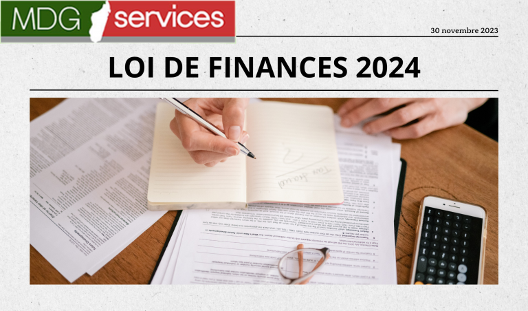 Loi De Finances 2024 : Les Principaux Axes